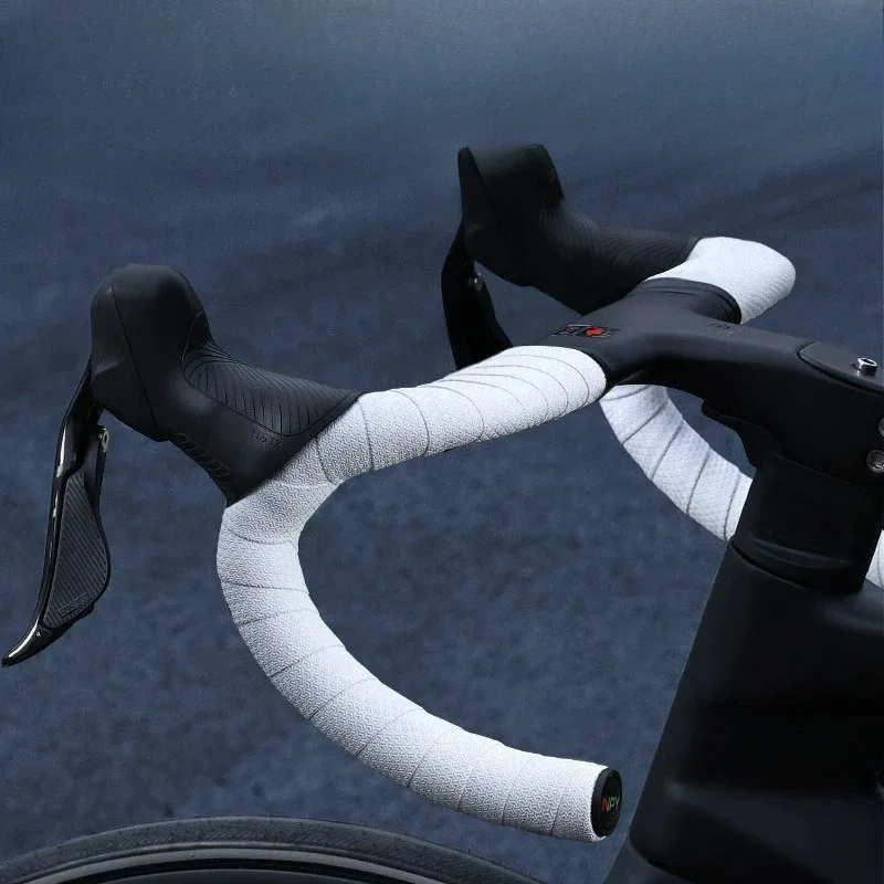 

Road Bike Handlebar Tape Anti Slip Silica Gel Handlebar Tape Shock Absorption Cycling Bar Tape Bicycle Accessories