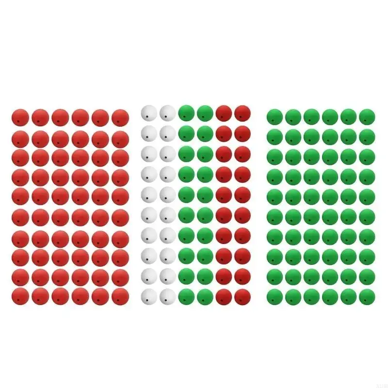 Perles silicone 60pcs Perles Noël 5 mm pour les clés fabriquant des perles silicone rond en vrac perles d'artisanat