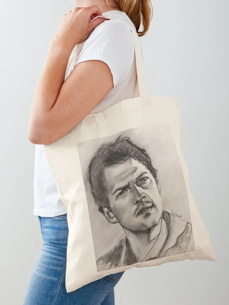 

Portrait of Castiel Tote Bag custom fabric bag Candy bags canvas tote Shopper handbag