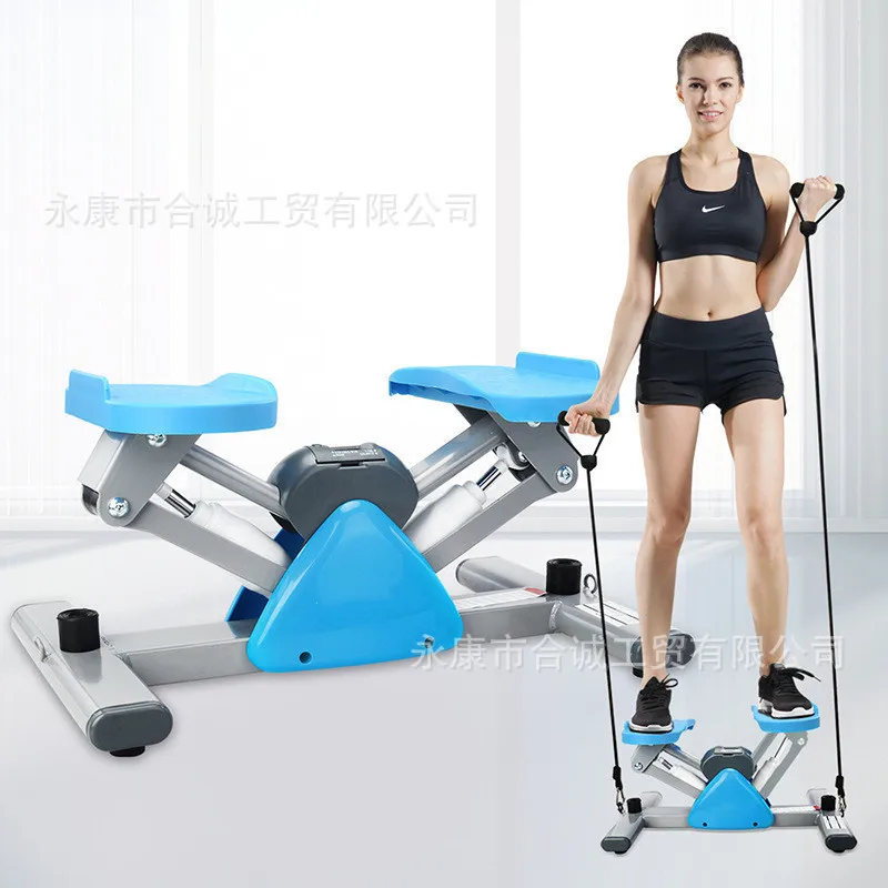 Mini ejercitador de Pedal silencioso para el hogar, gimnasio en casa, paso a paso hidráulico multifuncional, máquina de pasos para Fitness, equipo de Fitness para interiores