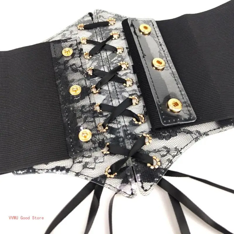 Thắt dây thắt lưng Corset Màu đen cổ điển Corset Định hình Thắt lưng Waspie