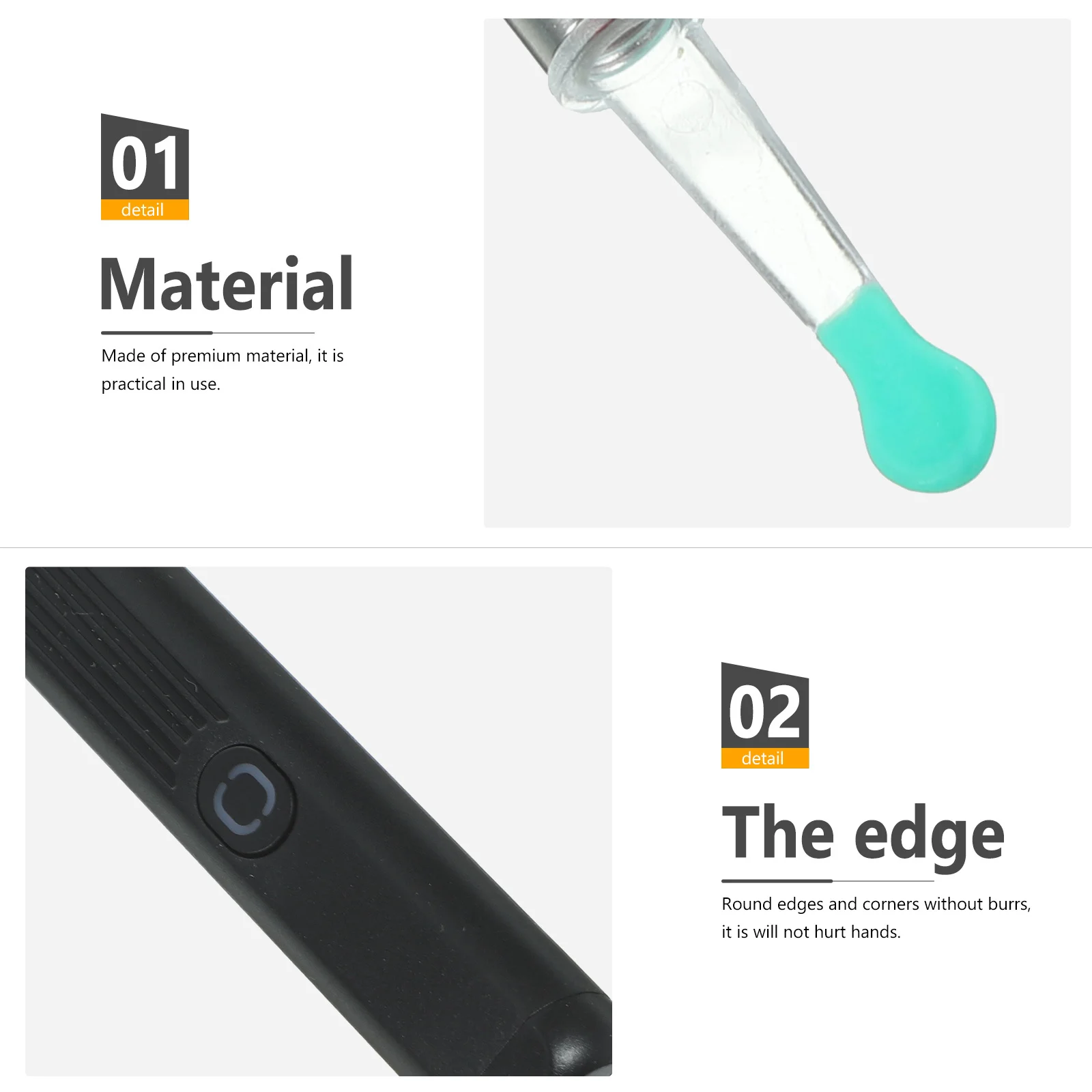 

Cleaning Tool 3.6mm Stainless Steel Spoon 1296P Camera 4 Tips Earwax Removal Kit for Ear Nose Oral Check