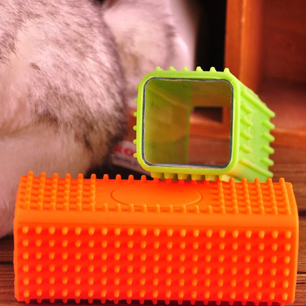 

2Pcs Quick Pet Hair Remover Brush For Cats Dogs Horses Sofa Bed Sheet Carpet Clothes Car Cushion Cleaner Orange Green