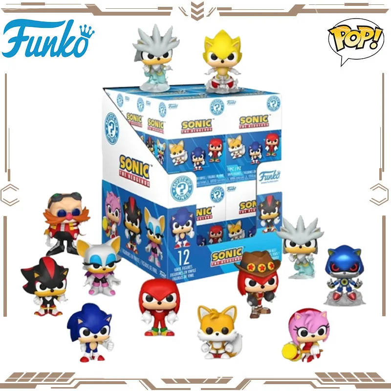 

Funko POP Sonic The Hedgehog Action Figure Toys for Boys Girls Gift Collectible Model Ornaments