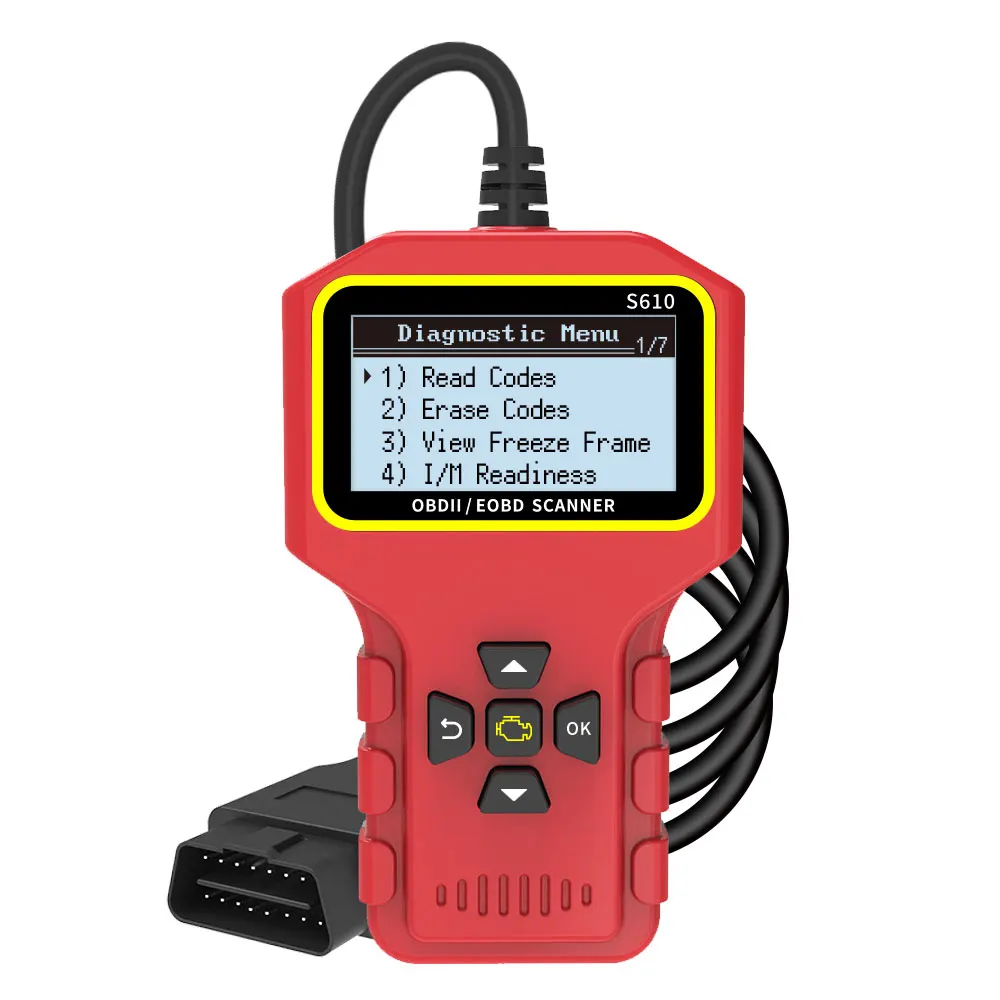 #Suitable ForCar OBD2 Code Reader Scanner S610 ELM327 Diagnostic Tools Clear Engine Fault Repair Kit Automobile Accessories