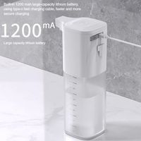 Infrared Sensor Automatic Soap Dispenser Foaming Dispenser Contactless Design Smart Foam Dispenser 550ml Capacity USB Charging
