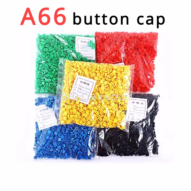 50Pcs A66 8x8x4.4mm Color Square Tactile Switch Button Caps Hat For 6*6*7.3mm Square Head