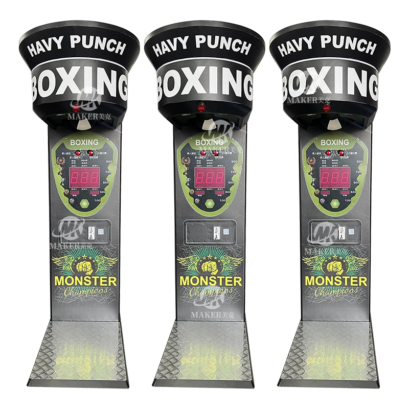 MAKER Coin-operated Boxing Sports Happy Punch Boxing Amusement Machine Sports Arcade Game Machine Boxing Arcade Simulator