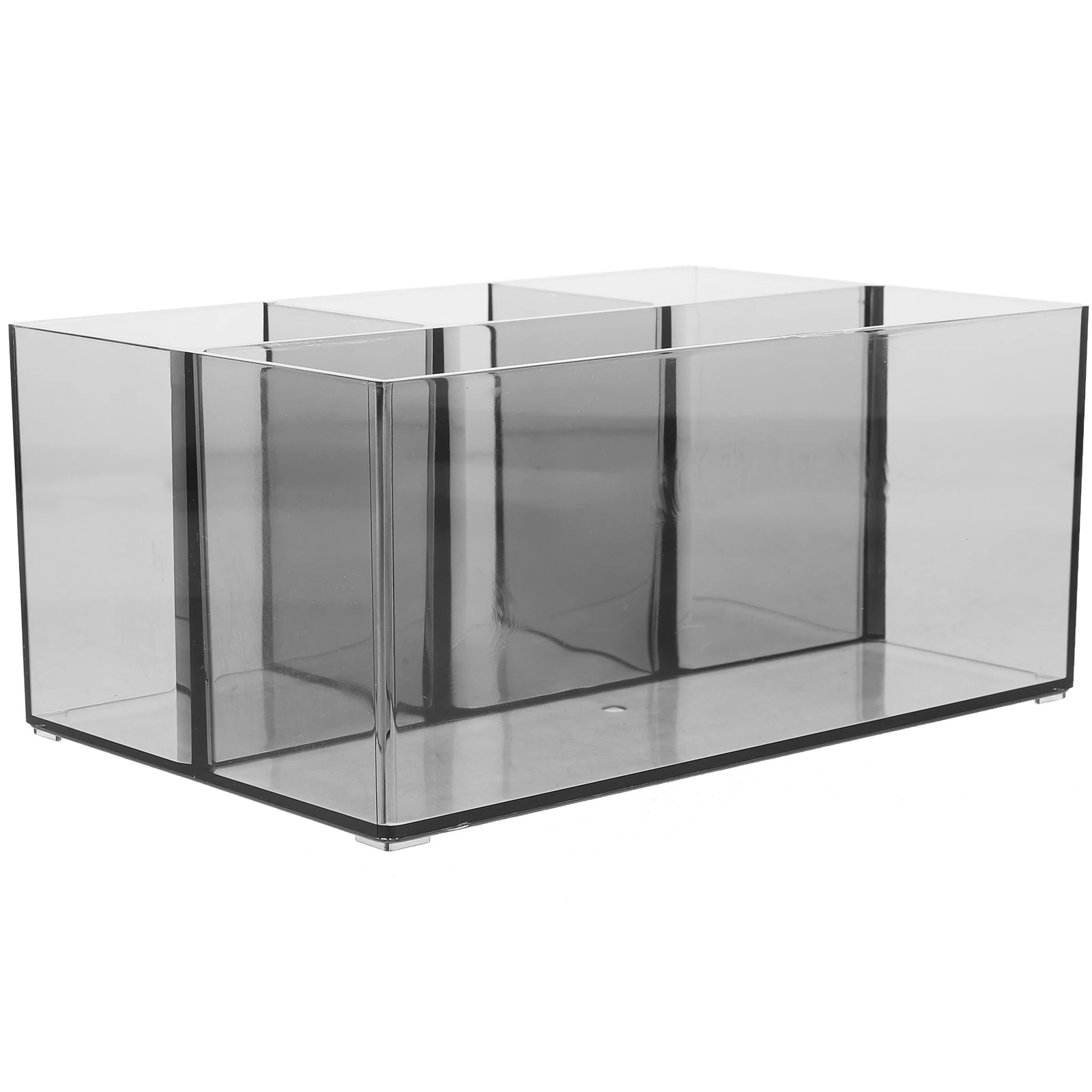 Eyebrow Makeup Brush Storage Container Dressing Table Pencil Holder Clear Organizer