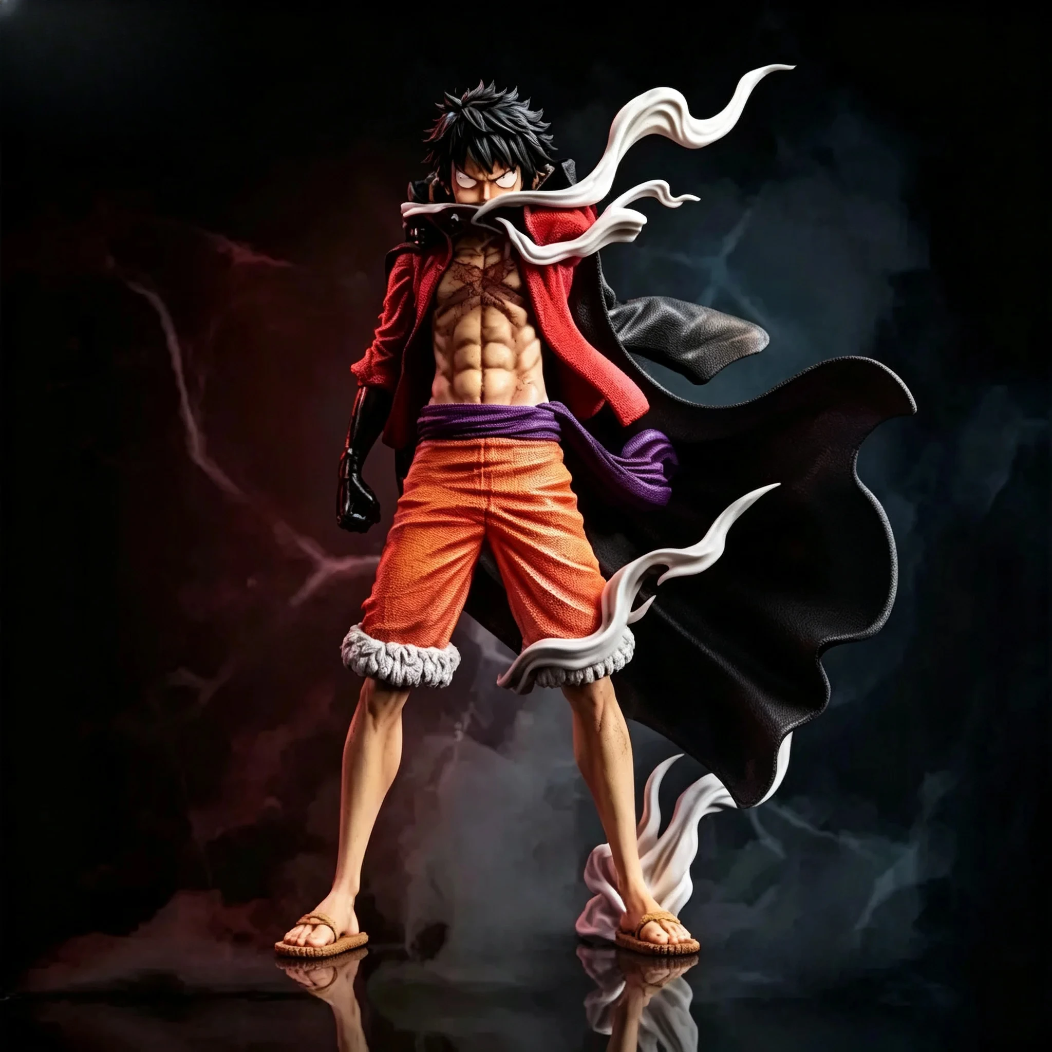 20cm Anime One Piece Luffy Figur Gear 5 Sonnengott Nika Figurine Statue Modell PVC Sammlerstück Desktop Actionfigur Spielzeug Kindergeschenk