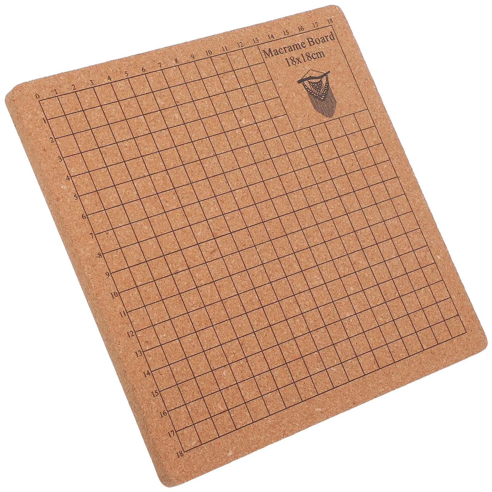 Rope Lattice Soft Pad Macrame Board Knotting Cotton Pin Cushion Kit Sewing Supplies Portable Lightweight DIY Tool