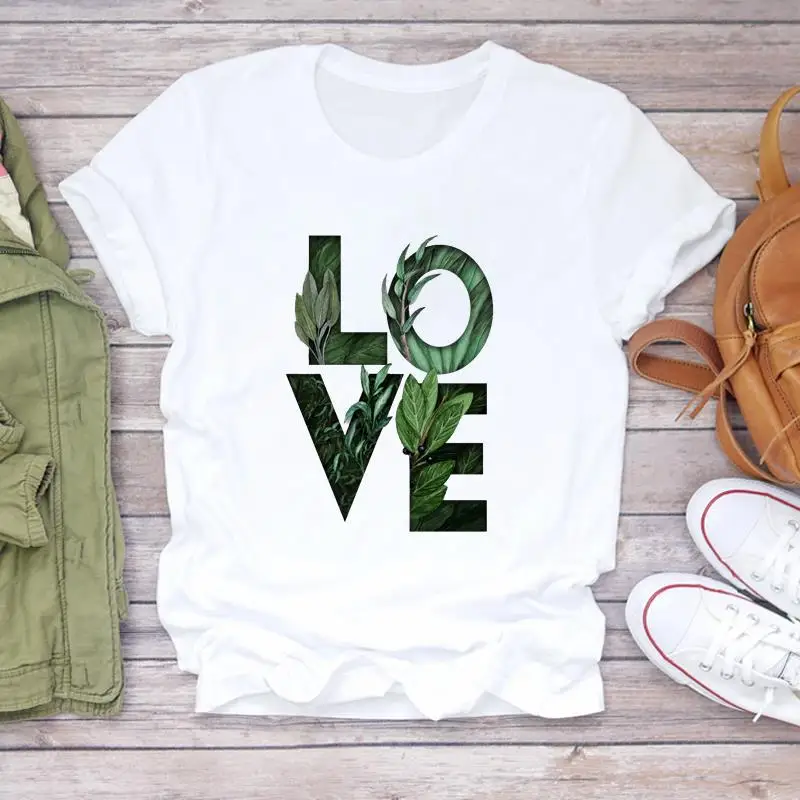 Floral Print Garment Top Short Sleeve T-shirt Women Clothing  Harajuku  Graphic Tshirts  Tops  Oversized T Shirt