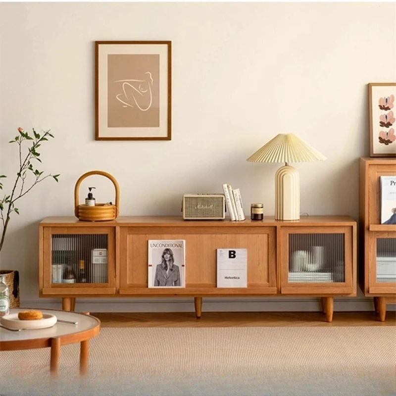 

Wooden Designer Tv Cabinet Home Walnut Television Tv Cabinet Entertainment Modern Salon Mobili Per La Casa Interior Furniture