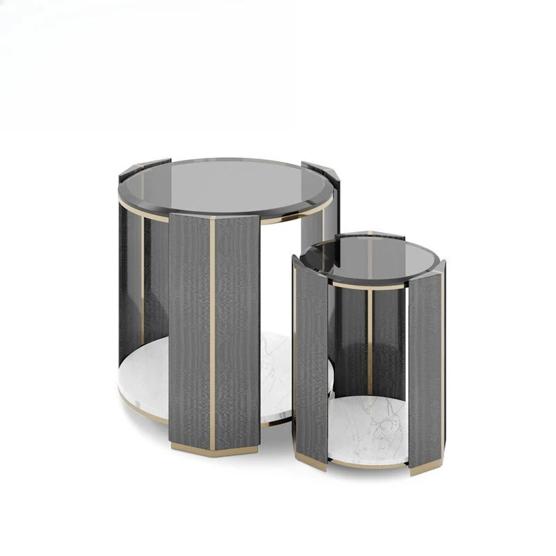 Creatieve lage theetafel