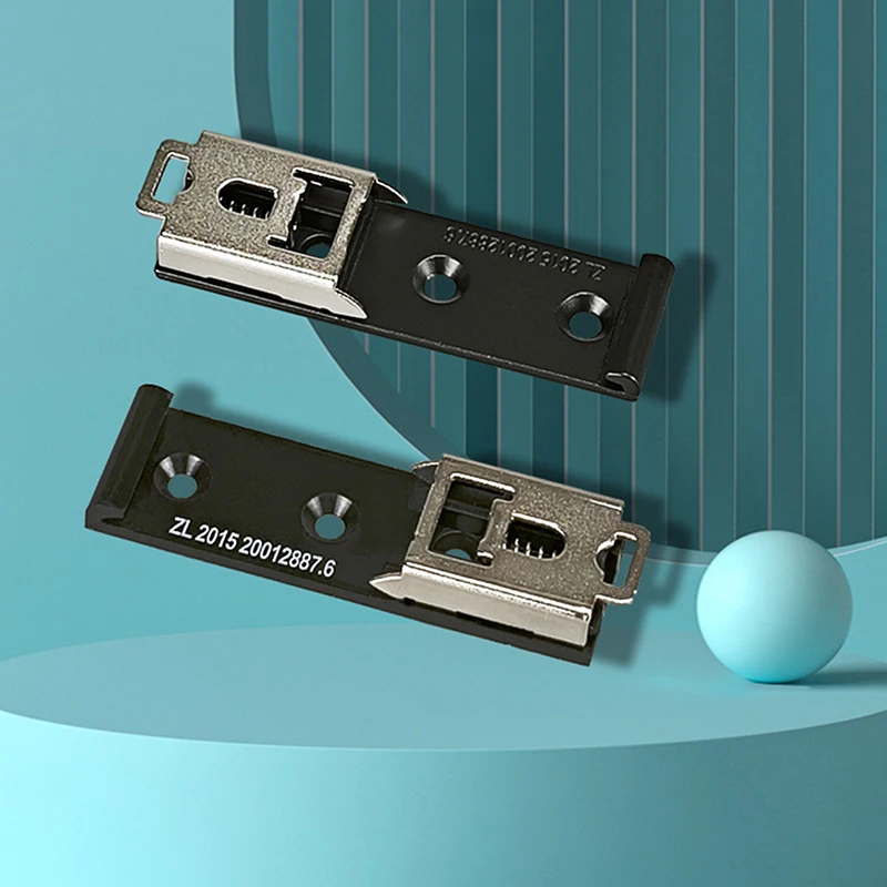 35MM U Shaped DIN Rail Holder Rail Buckle Rail Fixed Clamp Fastener Clip C45 Electrical Installation Guide Rail Buckle-F(x)
