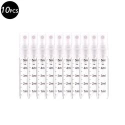 10Pcs 3/5/10ml Perfume Bottle Portable Glass Refillable Spray Bottle Atomizer Container Women Perfume Pump Travel Bottle