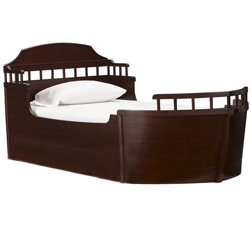 

American children's solid wood furniture pirate bed ship creative boy furniture children's bed