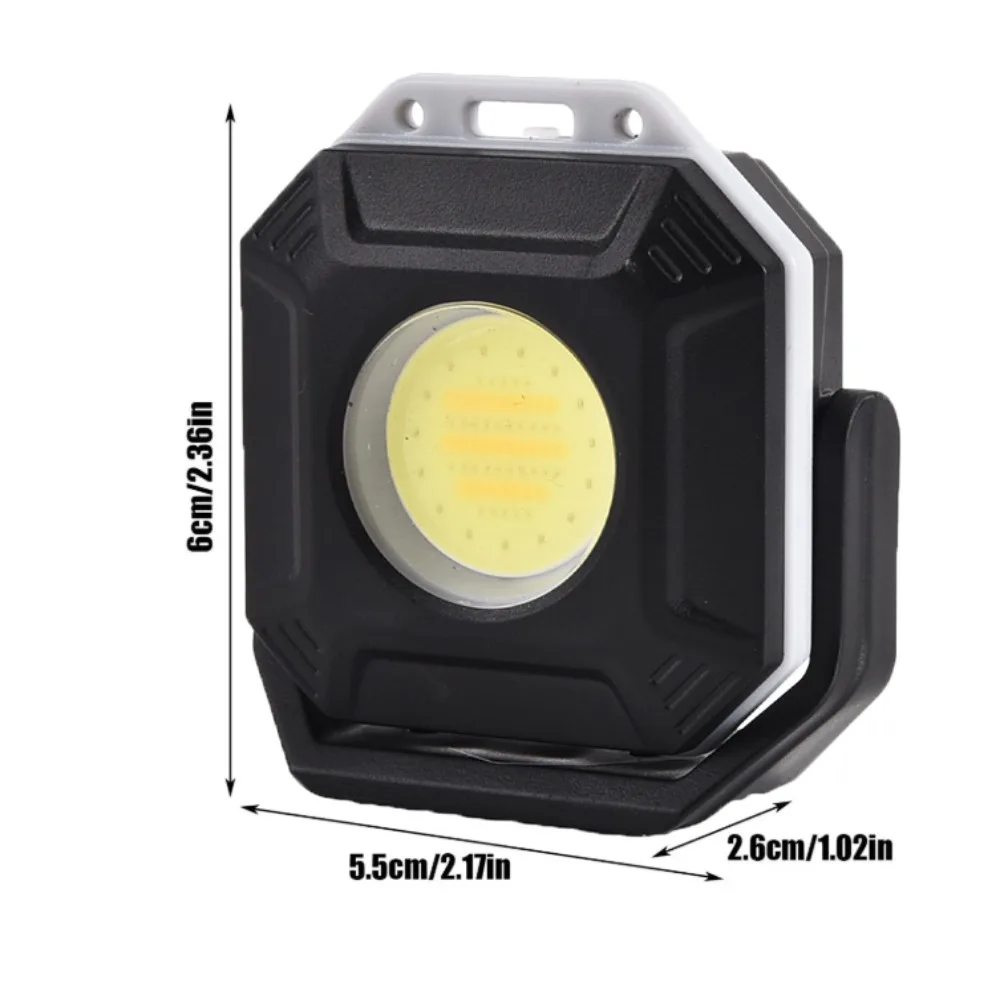 Multi-functional Cob Key Light IPX4 Waterproof Magnetic Base Rechargeable Torch Bright LED USB Rechargeable LED Headlight