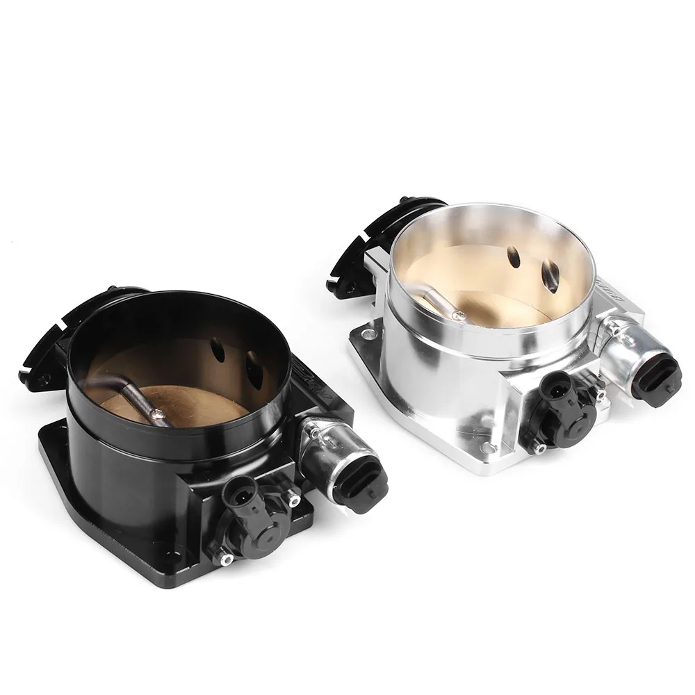 ZSRacing-Universal Aluminum 92mm Throttle Body With TPS IAC Throttle Position Sensor For Chevy LSX LS LS1 LS2 LS3 LS6 LS7 THB001