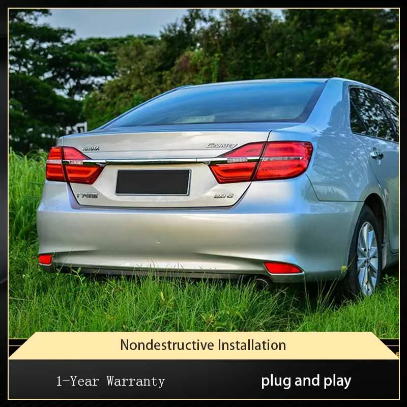 

Автомобильные фары для Toyota Camry 2015-2017, обновленный полностью светодиодный задний фонарь DRL, указатель поворота, авто сборка, задний фонарь, инструменты, аксессуары