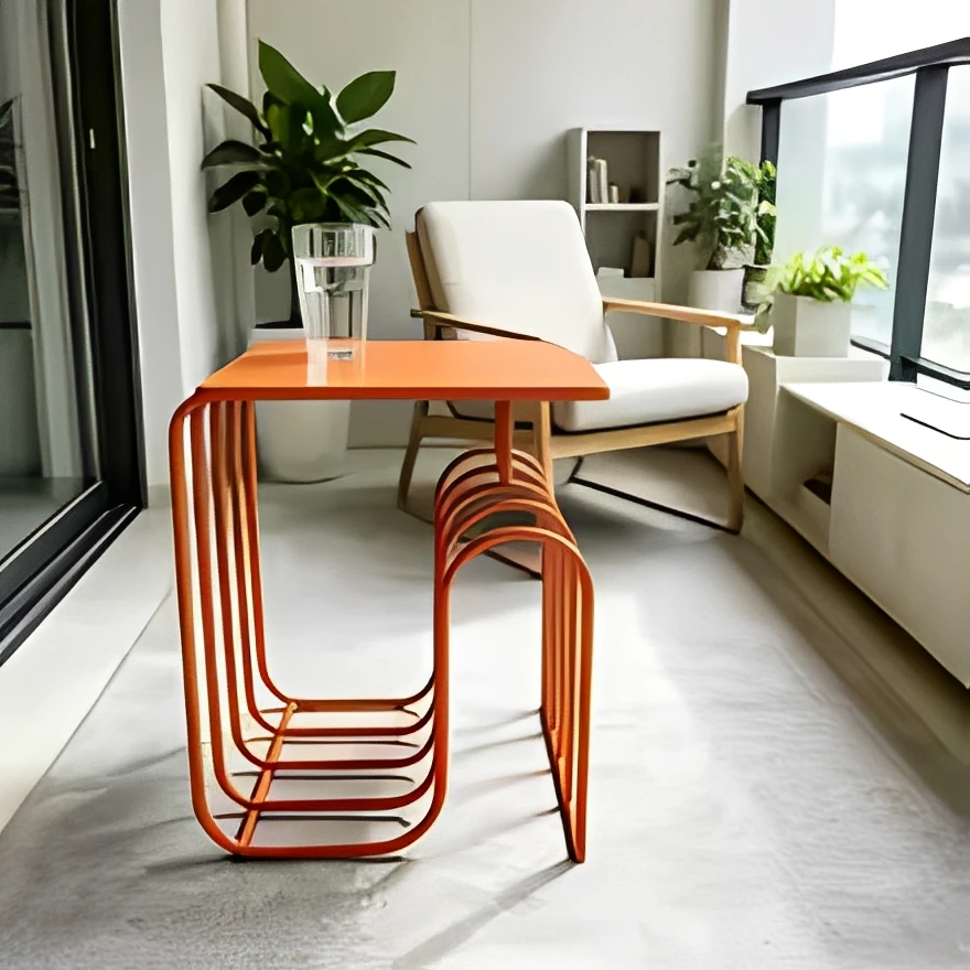 Side Table Multiple Styles Geometric Wireframe Minimalist End Table For Living Room Bedroom Sofa Edge Decor Home Office Gift