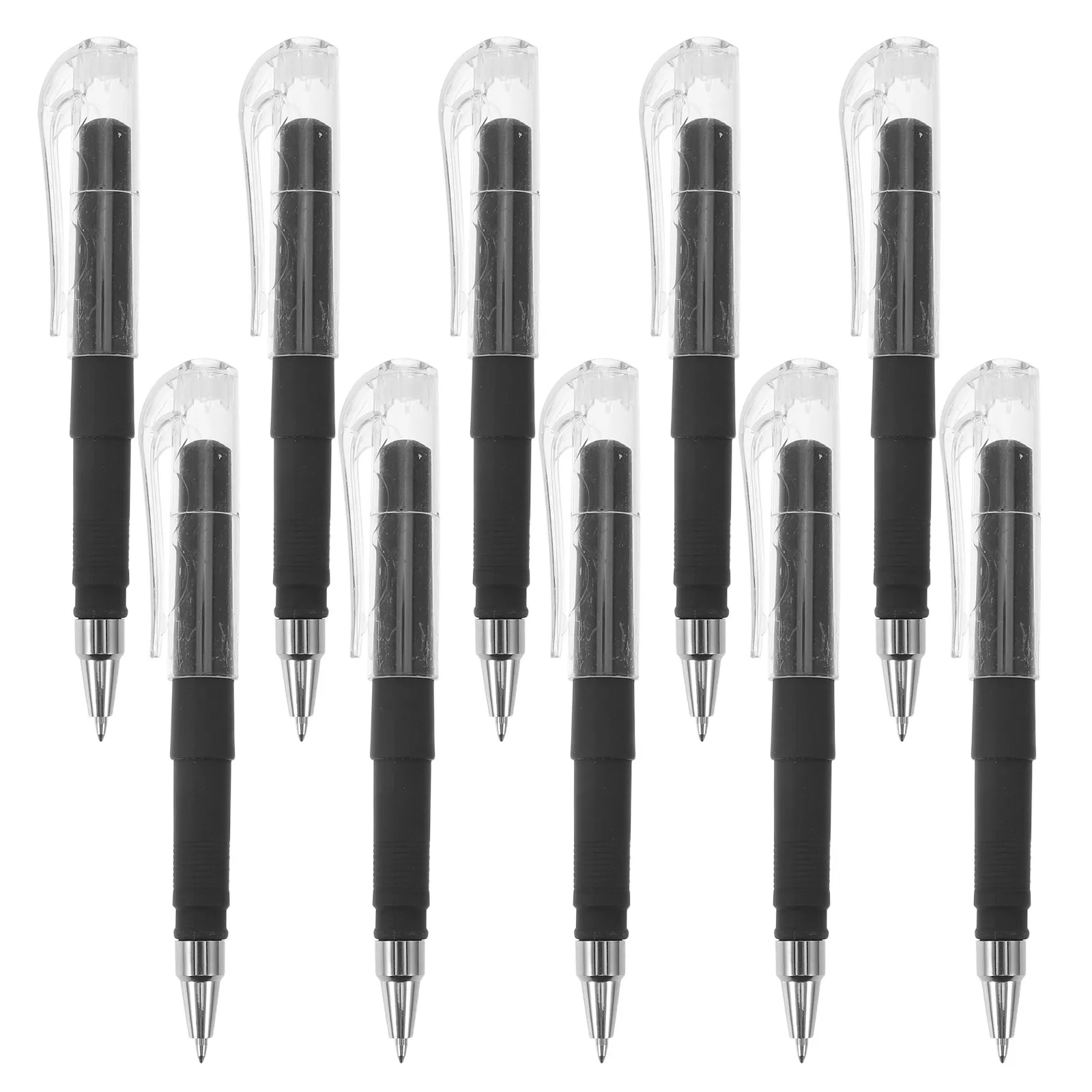 

50Pcs Mini Gel Pens Black Ink Pocket Size 0.5mm Quick Drying Smooth Writing Pens for Business Signature Note Taking Planner Use