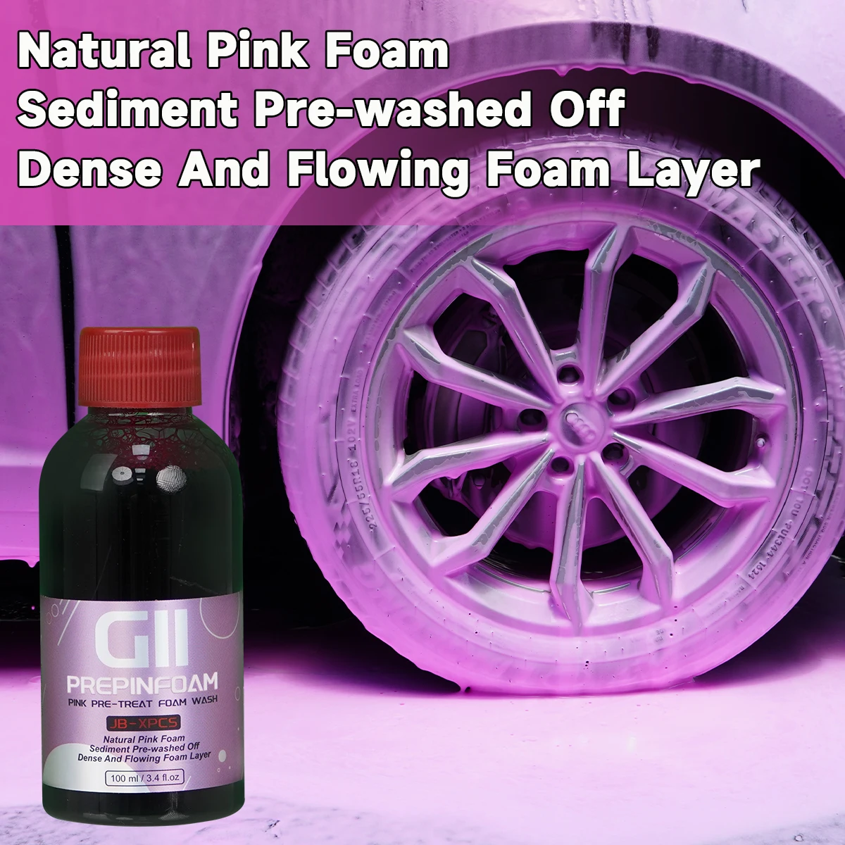 Pre Wash Car Foam Car Cleaner Sediment Pre-washed Off Heavy-Duty Mud Cleaning Surface Pretreatment Deposits Removal G11