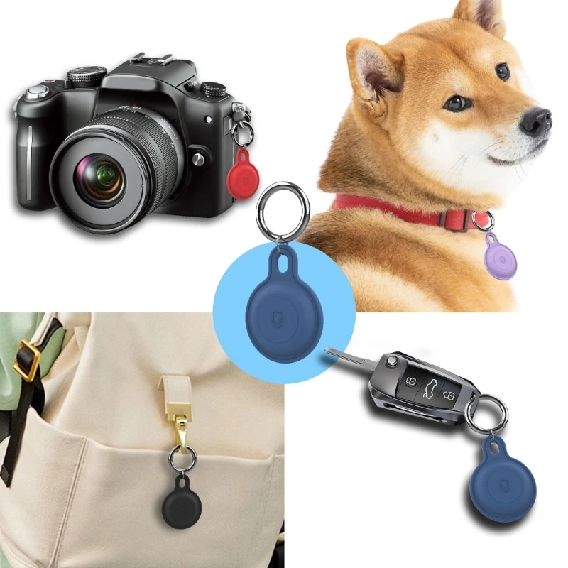 ที่ยึดที่ปลอดภัยสำหรับ Airtags เคส ฝาครอบป้องกัน ที่วางป้องกันรอยขีดข่วน เคสติดตาม