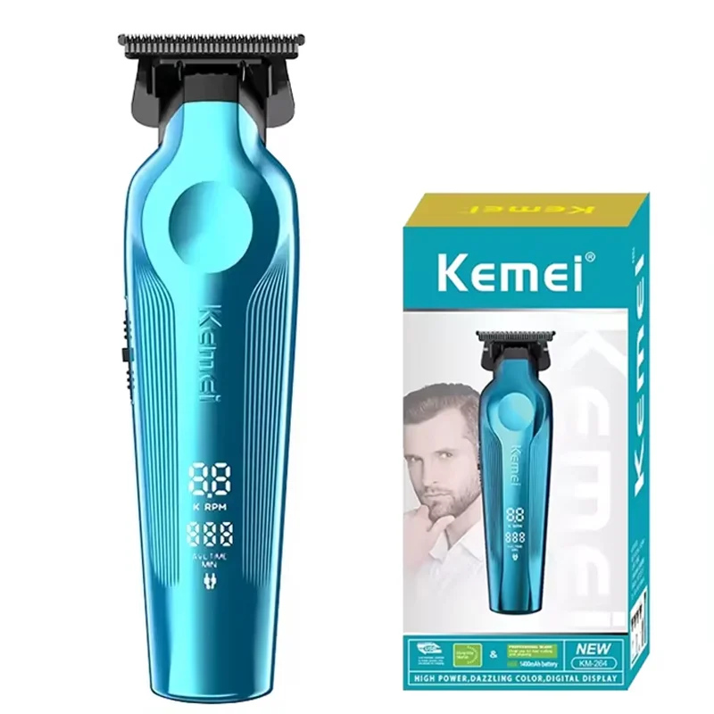 Kemei, men's hair clipper trimmer rechargeable electric hair barber beard barber shop beauty barber