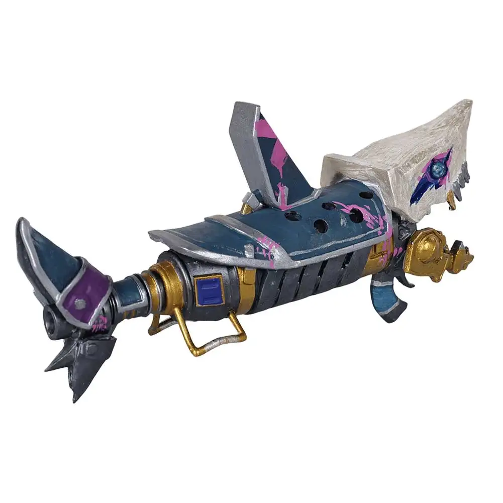 Arcane Jinx Cosplay Waffe Hai Ornament Verkleidung Spiel LOL Requisiten Kostüm Rollenspiel Halloween Karneval Geschenk Zubehör