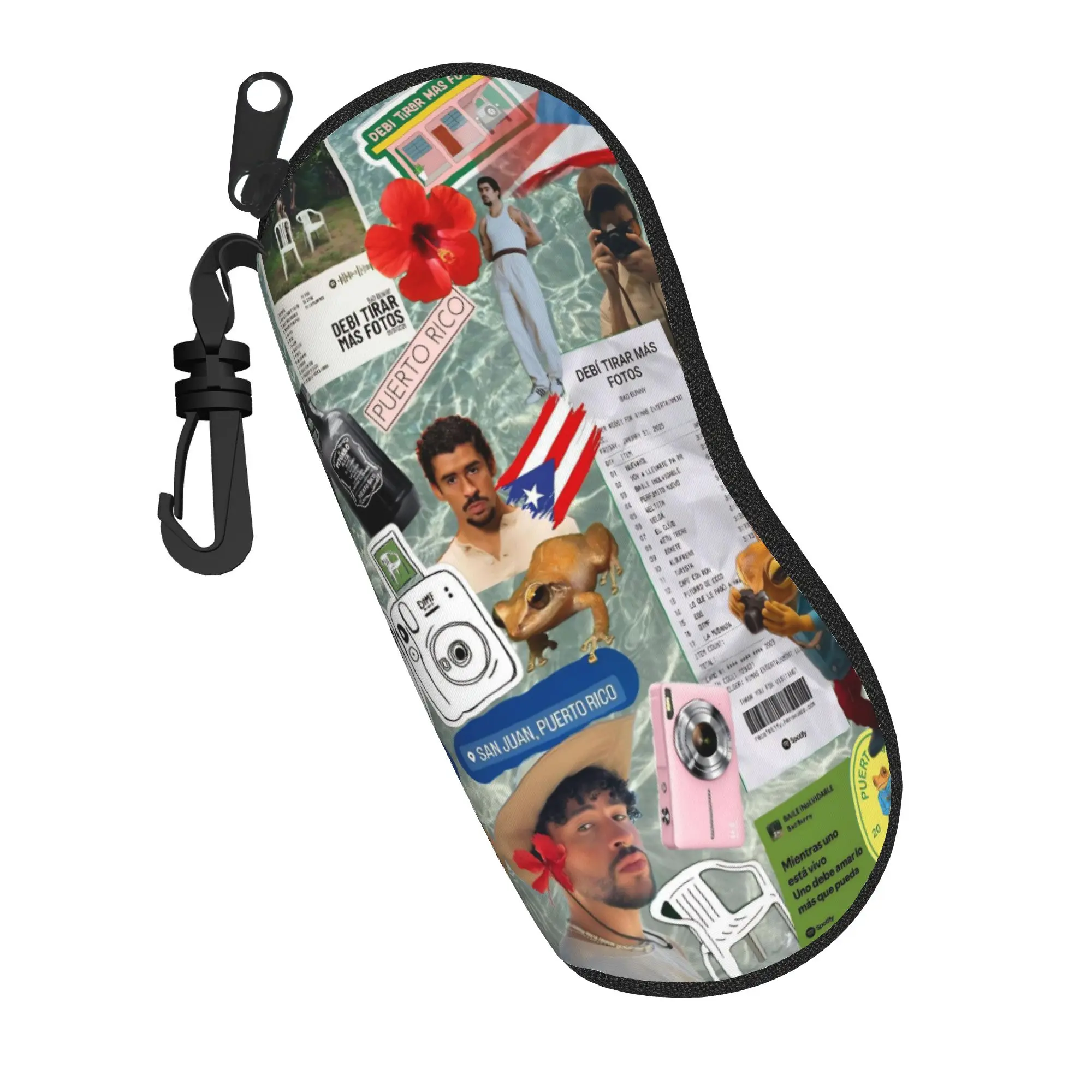 Bad Bunny DTMF Tour 2026 Glasses Case Men Women New Accessories  Sunglasses Box Protector Eyewear Container