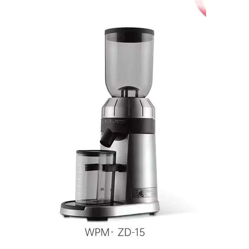 Welhome ZD-15 Grinder Electric Italian Coffee Grinder Commercial Automatic Mill Cold Brew Coffee Maker Stainless Steel 150W