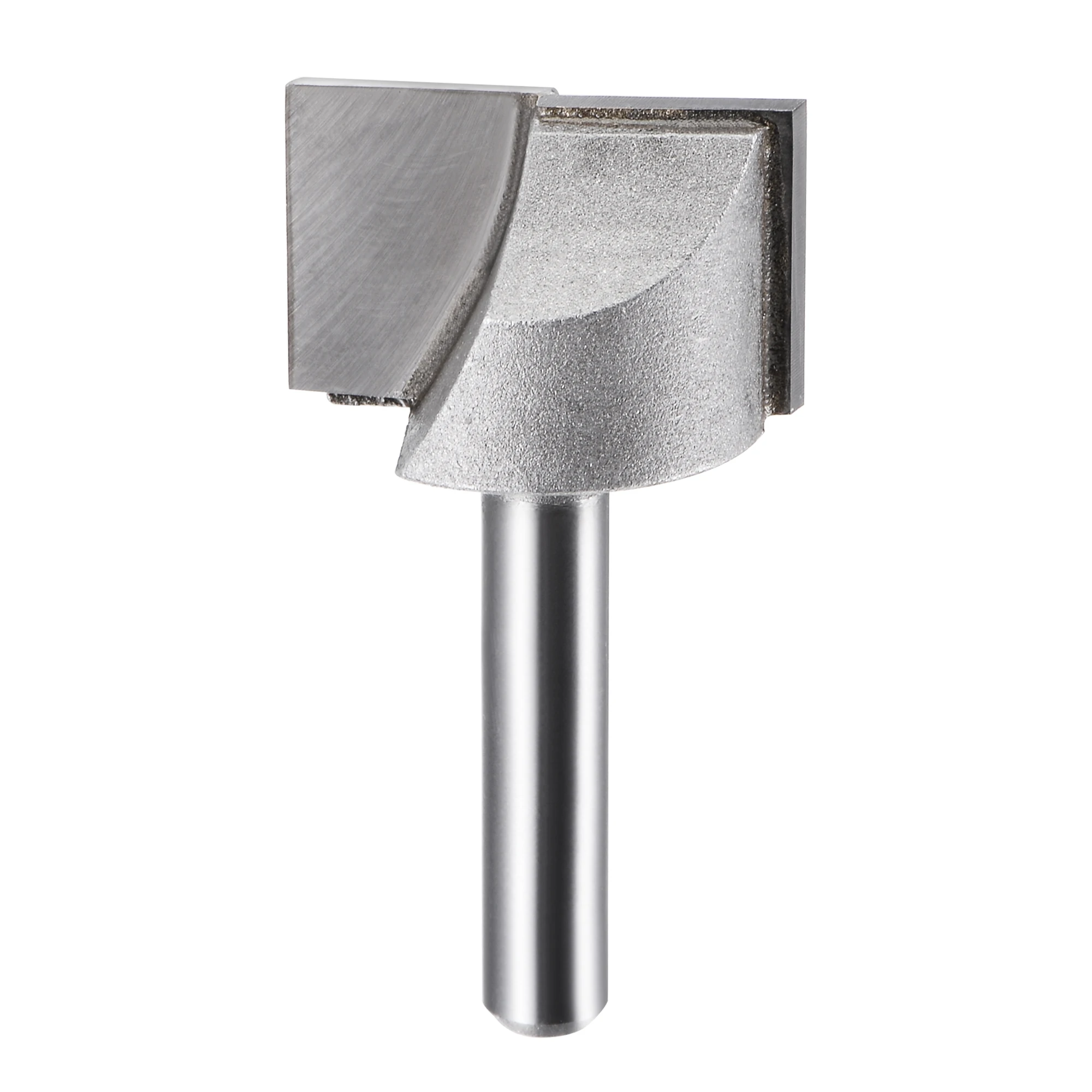 

UXCELL 1" Dia 1/4" Shank Bottom Cleaning Router Bit, 2 Flutes Carbide Tipped Cutter Uncoated for Woodworking