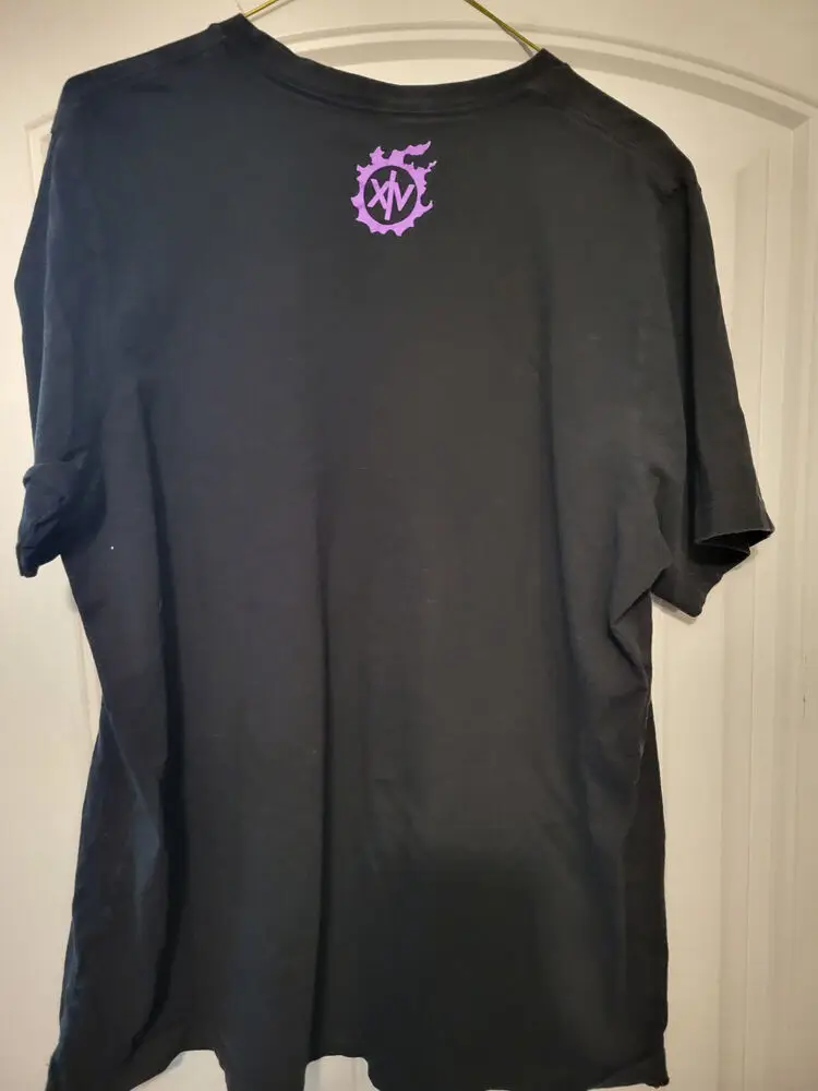 OFFICIAL - Final Fantasy XIV Hades T-Shirt - 100% Cotton Unisex Black - XXL