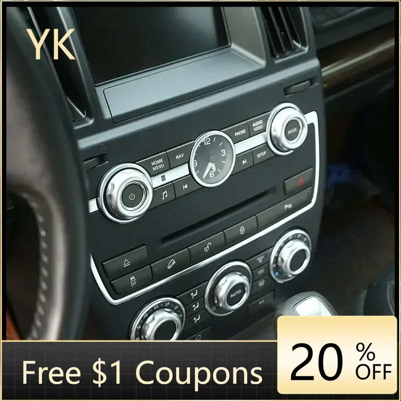 

For Land Rover Range Rover Sport Discovery 4 LR4 Freelander 2 Car Volume and Air Conditioning Knobs Decorate Car Accessories