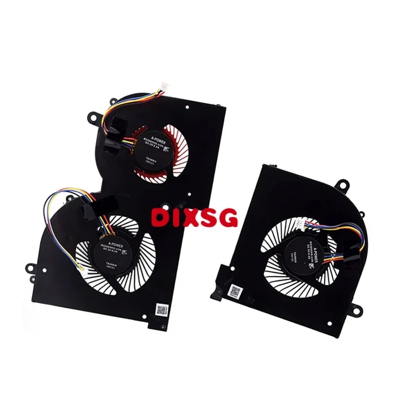 forNew CPU Cooling Fan GPU Cooler Fan Replacement for MSI GS65 GS65VR WS65 P65 MS-16Q1 MS-16Q2 MS-16Q3 MS-16Q4 MS-16Q5