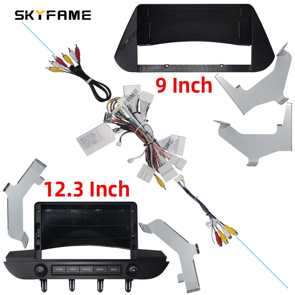 SKYFAME For Nissan Quest Car Frame Fascia Adapter Canbus Box Decoder Android Radio Dash Fitting Panel Kit