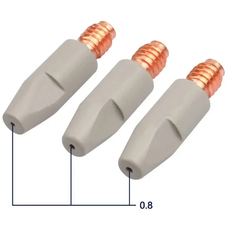AD23-10 шт. 24KD сварочные контактные наконечники покрытие защищает наконечник газового сопла M6 0,8 мм сварочная горелка MIG сварка