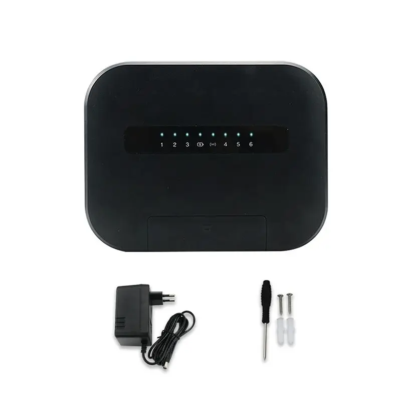 

Умный контроллер полива ABIY 6 зон Tuya Wifi для помещений, дистанционное управление с телефона, совместим с Smart Life, EU-версия