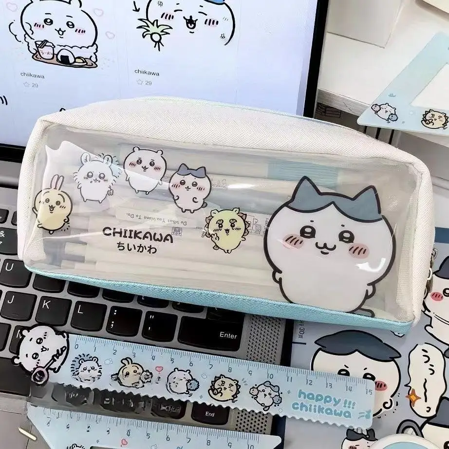 Chiikawa Creative Pencil Case for Cute Pencil Cases Storage Kids Pen Bag Large Big Stationery Box School Students Supplies