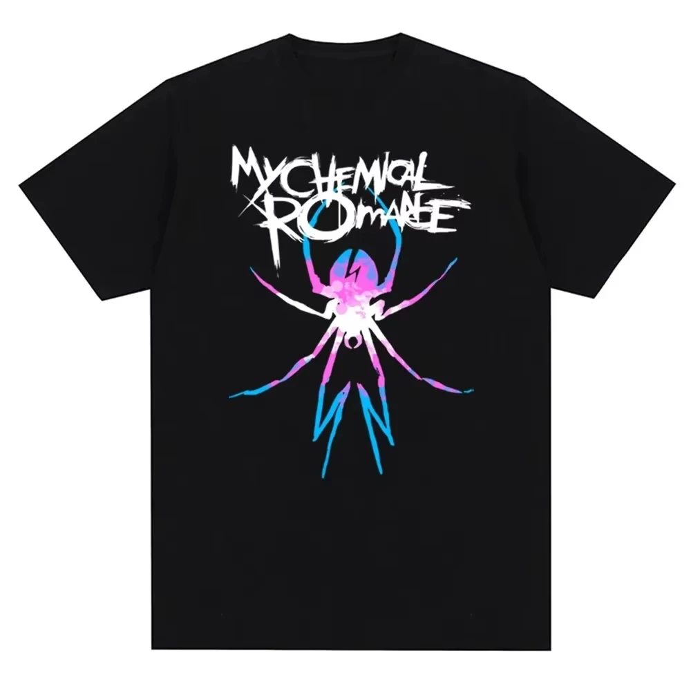 My Chemical Romance Band T-shirt in cotone unisex stampata manica corta girocollo abbigliamento da strada allentato casual di alta qualità