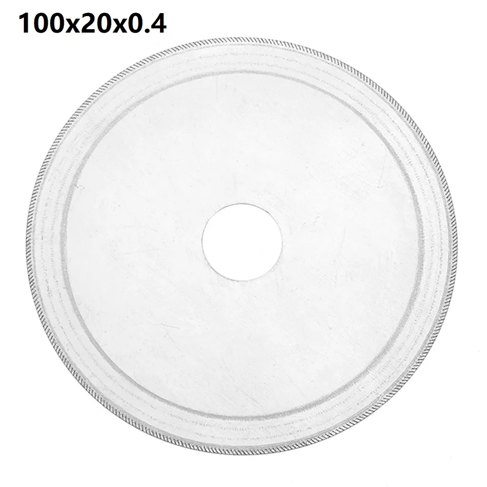 1pc Diamond Cutting Disc 20mm Bore Super Thin Saw Blade Wheel For Glass Stone Amber Crystal Gemstone Cutting 100/110/120/150mm