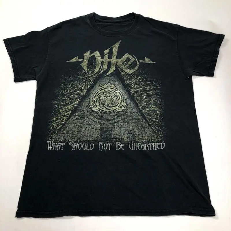 Nile Band What Should Not Be Unearthed Album 2016 Tour Dbl Sided Medium T Shirt
