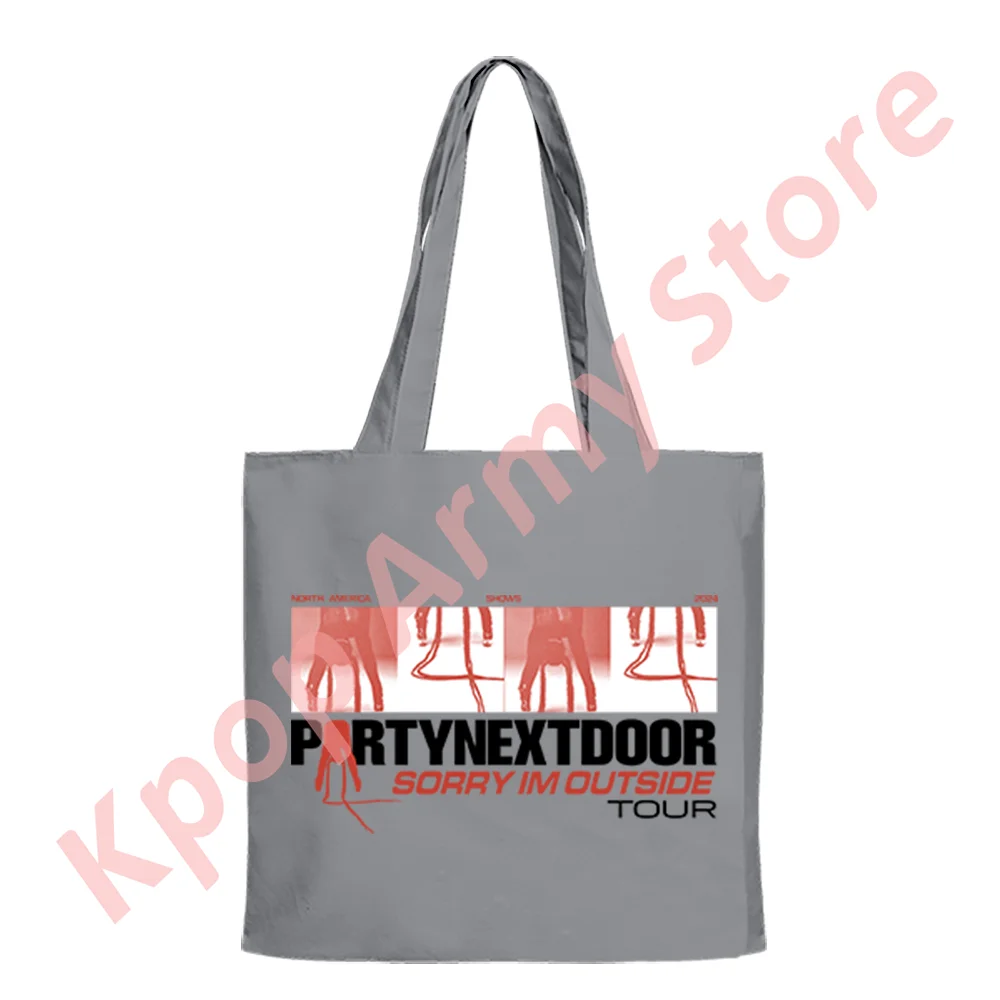 PartyNextDoor Tour Merch Tote New Logo Shoulder Bags Summer Women Men Fashion Casual Streetwear