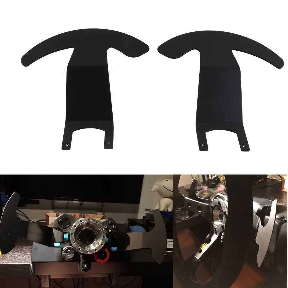 Black Shift Paddle Shifter Trim Upgrade Kit for Logitech G25 G27 14