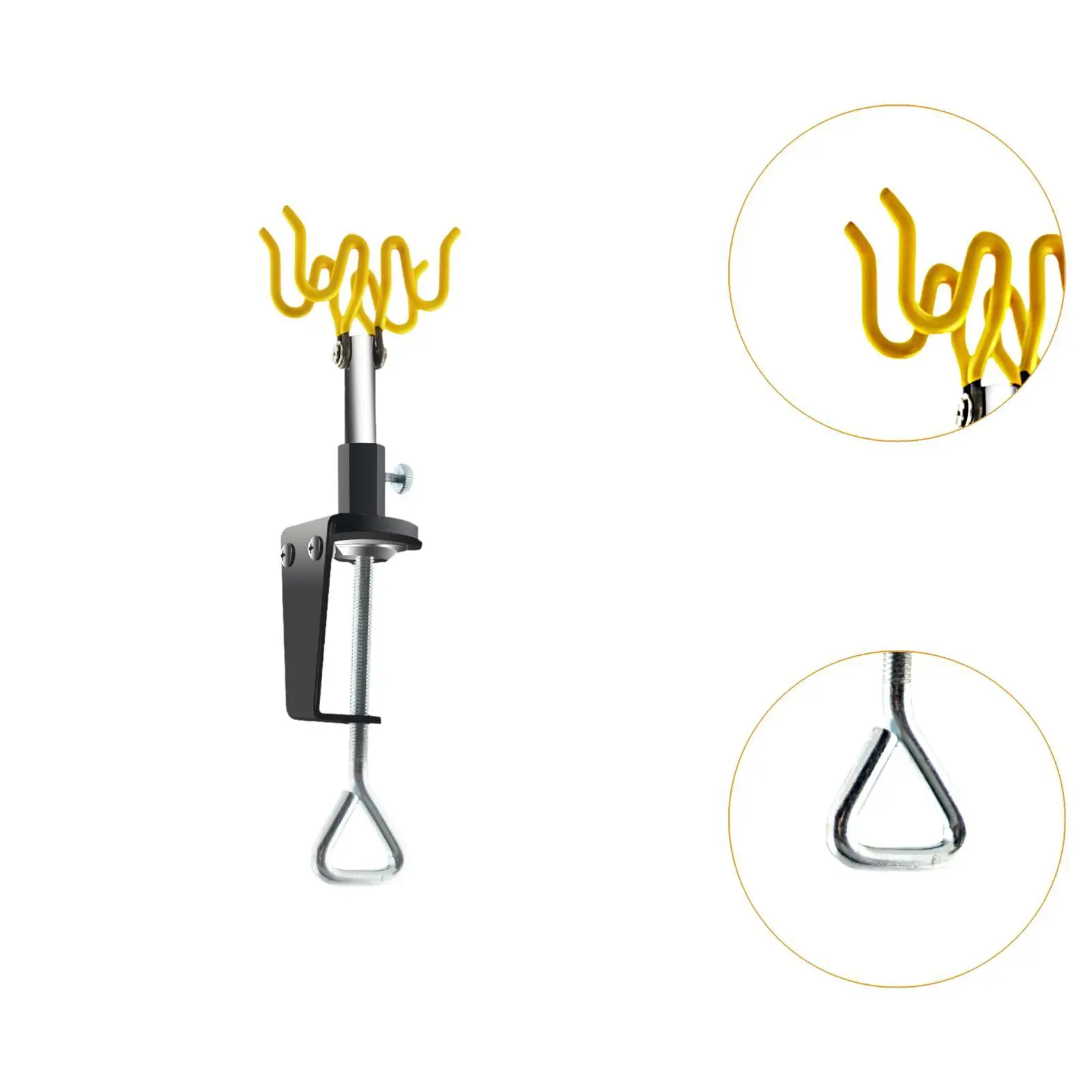 Soporte de aerógrafo de escritorio, soporte de aerógrafo portátil multiusos, soporte de almacenamiento de aerógrafo estable para maquillaje de estudio, arte de uñas