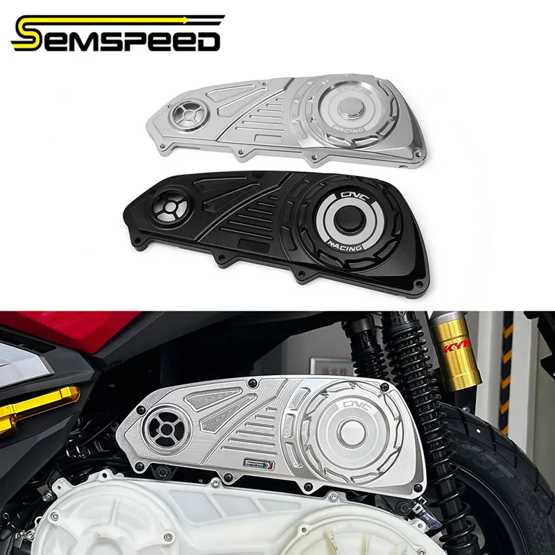 SEMSPEED CNC Aluminum Air Cleaner Cover Motorcycle Accessories Engine Air Filter Cover For Honda Forza350 ADV350 SH350 2022-2025