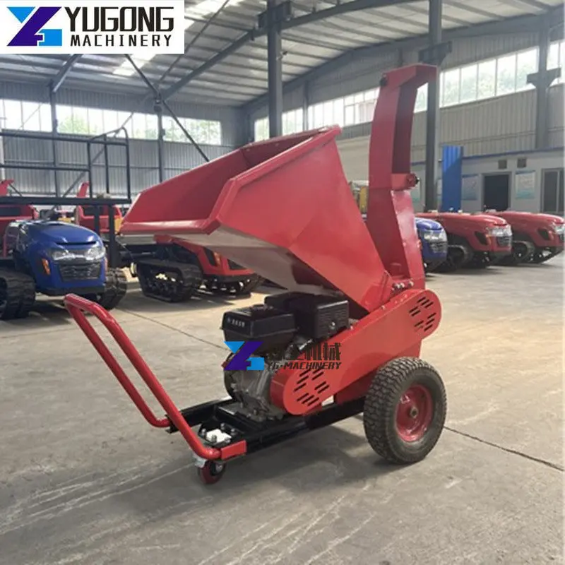 15HP Gasoline Powered ATV Forestry Farm Log Tree Branch Chipper Shredder