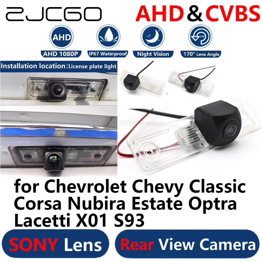 

AHD 1080P Parking Backup Reverse Reversing Rear view Camera for Chevrolet Chevy Classic Corsa Nubira Estate Optra Lacetti X01