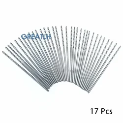 17pcs Orthopedic drill bits Twist Drilling 0.8mm-4.8mm veterinary Surgery Drilling Orthopedic Drill Bit 115mm Long pet